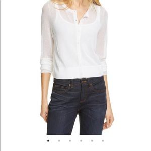 NWT Eileen Fisher Tencel, Crewneck Cardigan, S